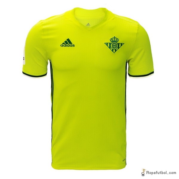 Camiseta Real Betis Replica Tercera Ropa 2016/17 Amarillo